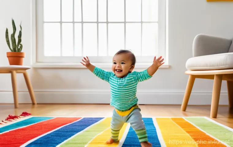 보건소에서 가능한 유아 건강검진 - **Prompt:** A compassionate female nurse, with a calm and reassuring smile, gently administering a r...