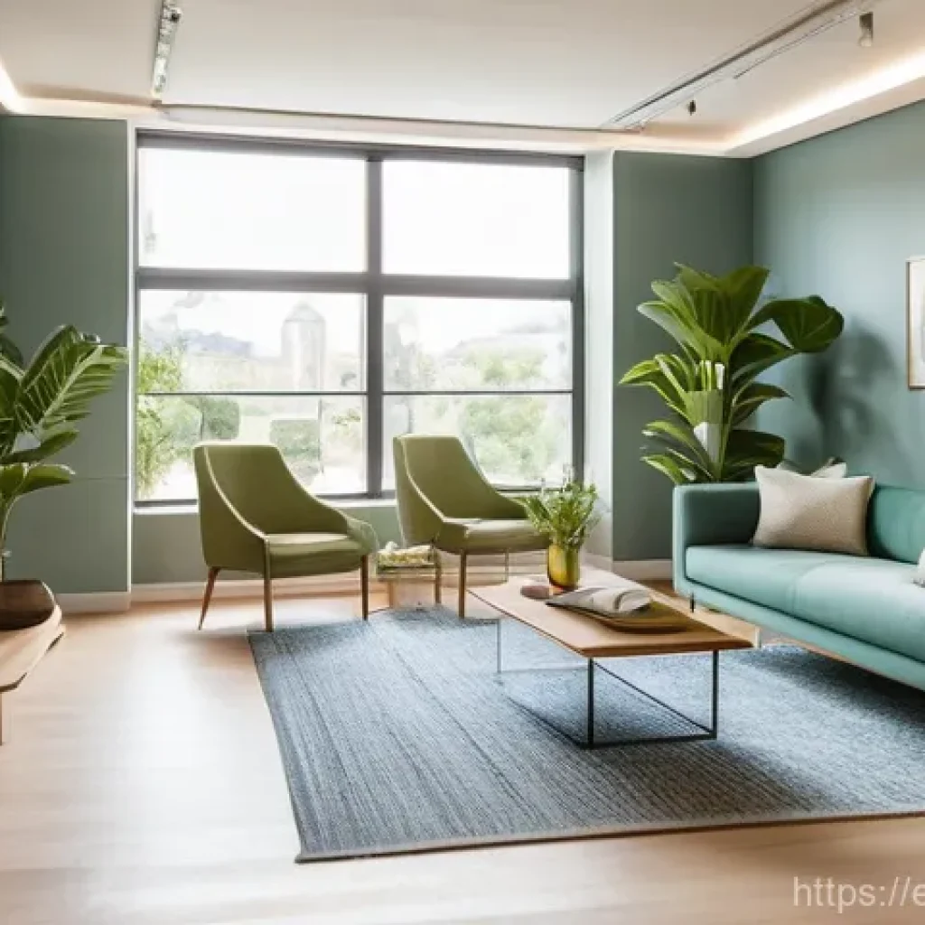 보건소에서 제공하는 스트레스 관리 상담 - **Prompt:** A serene and professional psychotherapy session. A diverse adult, dressed in smart casua...